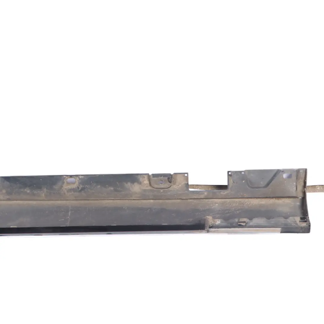 Mercedes W213 Side Skirt Right O/S Door Sill Cover Obsidian Black Metallic - 197 - SKU A2136980854-OB - Part number A2136980854