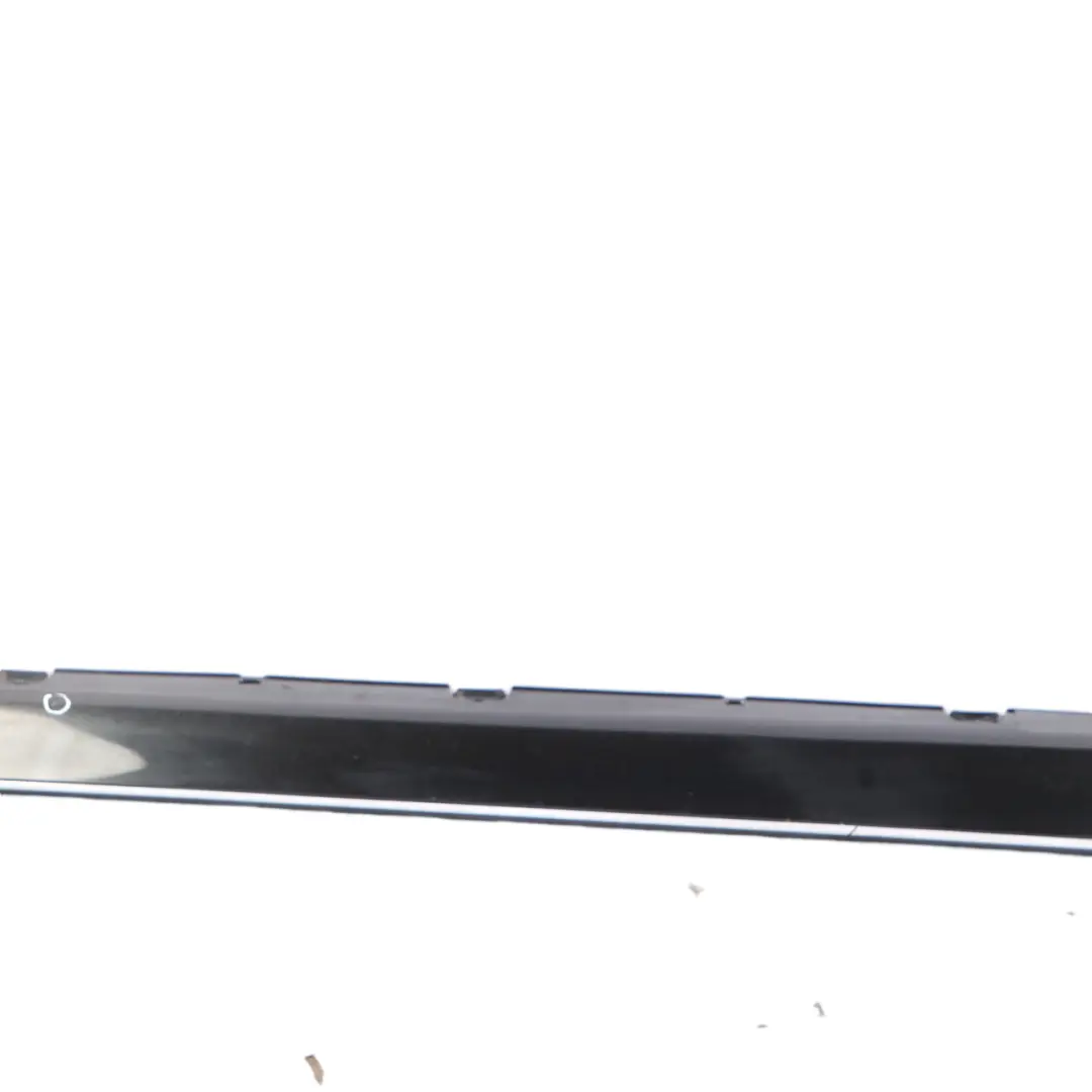 Mercedes W213 Side Skirt Right O/S Door Sill Cover Obsidian Black Metallic - 197 - SKU A2136980854-OB - Part number A2136980854