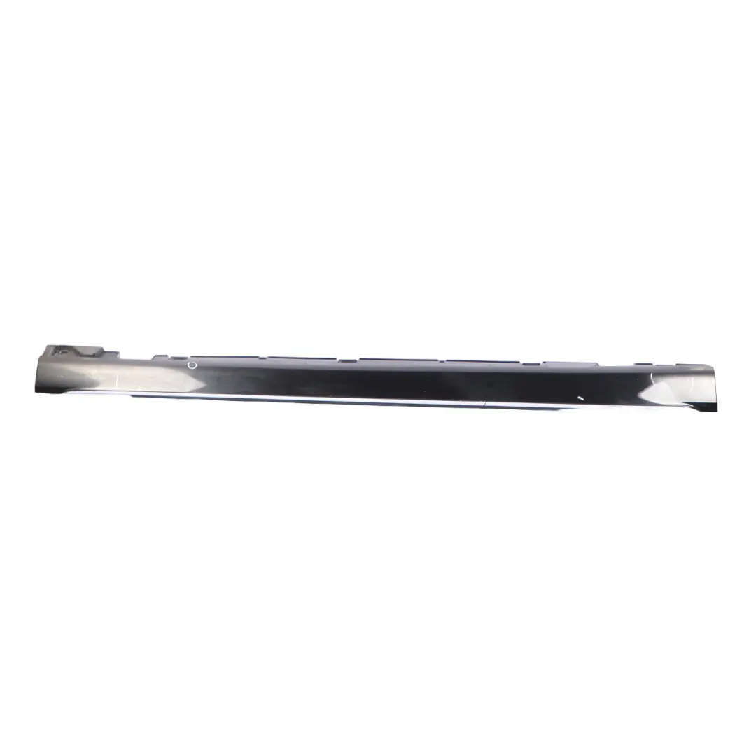 Mercedes W213 Side Skirt Right O/S Door Sill Cover Obsidian Black Metallic - 197 - SKU A2136980854-OB - Part number A2136980854