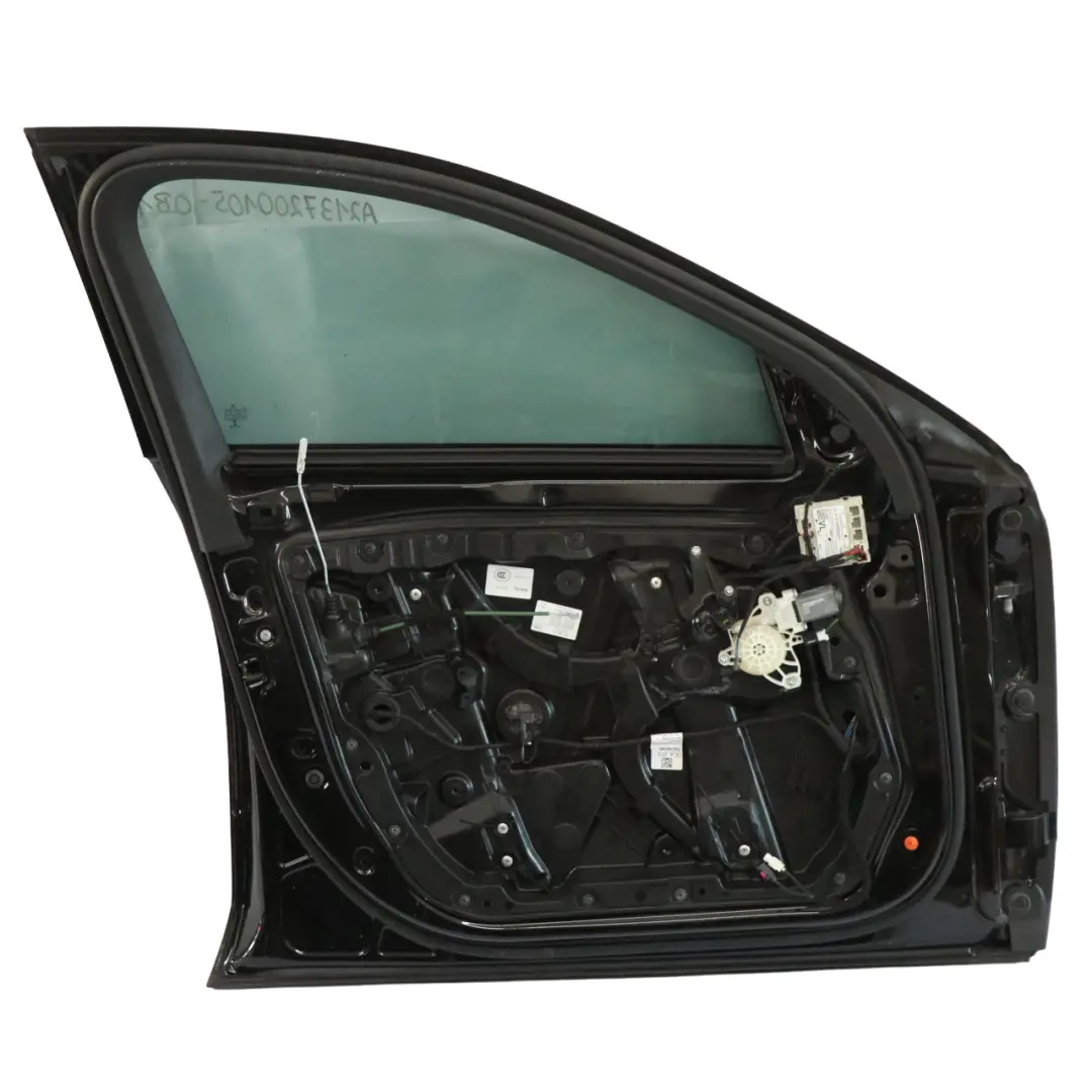 Door Front Left N/S Obsidian Black Metallic - 197 to Mercedes W213 with Part number A2137200105 Mercedes W213 Door Front Left N/S Obsidian Black Metallic - 197 - SKU A2137200105-OB1 - Part number A2137200105