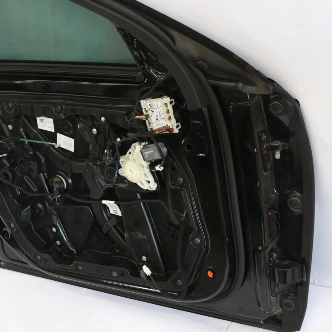 Mercedes W213 Door Front Left N/S Obsidian Black Metallic - 197 - SKU A2137200105-OB1 - Part number A2137200105