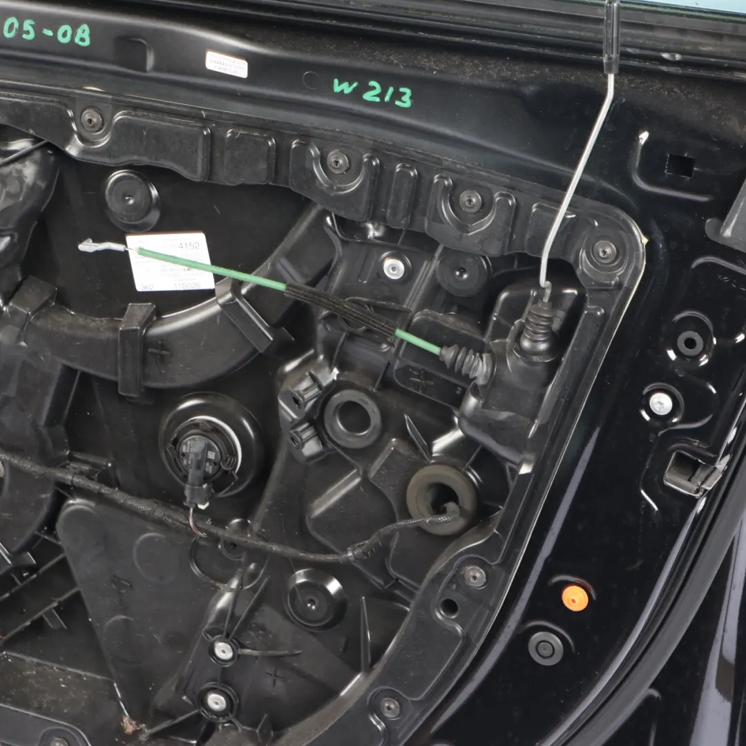 Mercedes W213 Door Front Right O/S Obsidian Black Metallic - 197 - SKU A2137200205-OB - Part number A2137200205