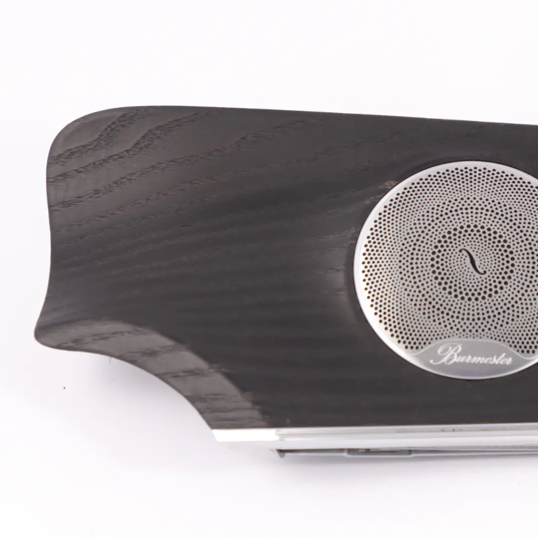 Door Panel Trim Front Right O/S Black Wood Burmester Mercedes W213 - SKU A2137206803 - Part number A2137206803