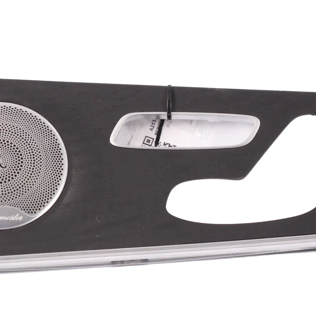 Door Panel Trim Front Right O/S Black Wood Burmester Mercedes W213 - SKU A2137206803 - Part number A2137206803