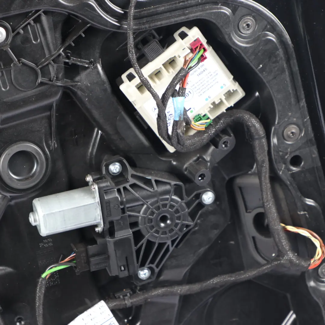 Door Rear Left N/S Obsidian Black Metallic - 197 to Mercedes W213 Saloon with Part number A2137300105 Mercedes W213 Saloon Door Rear Left N/S Obsidian Black Metallic - 197 - SKU A2137300105-OB1 - Part number A2137300105