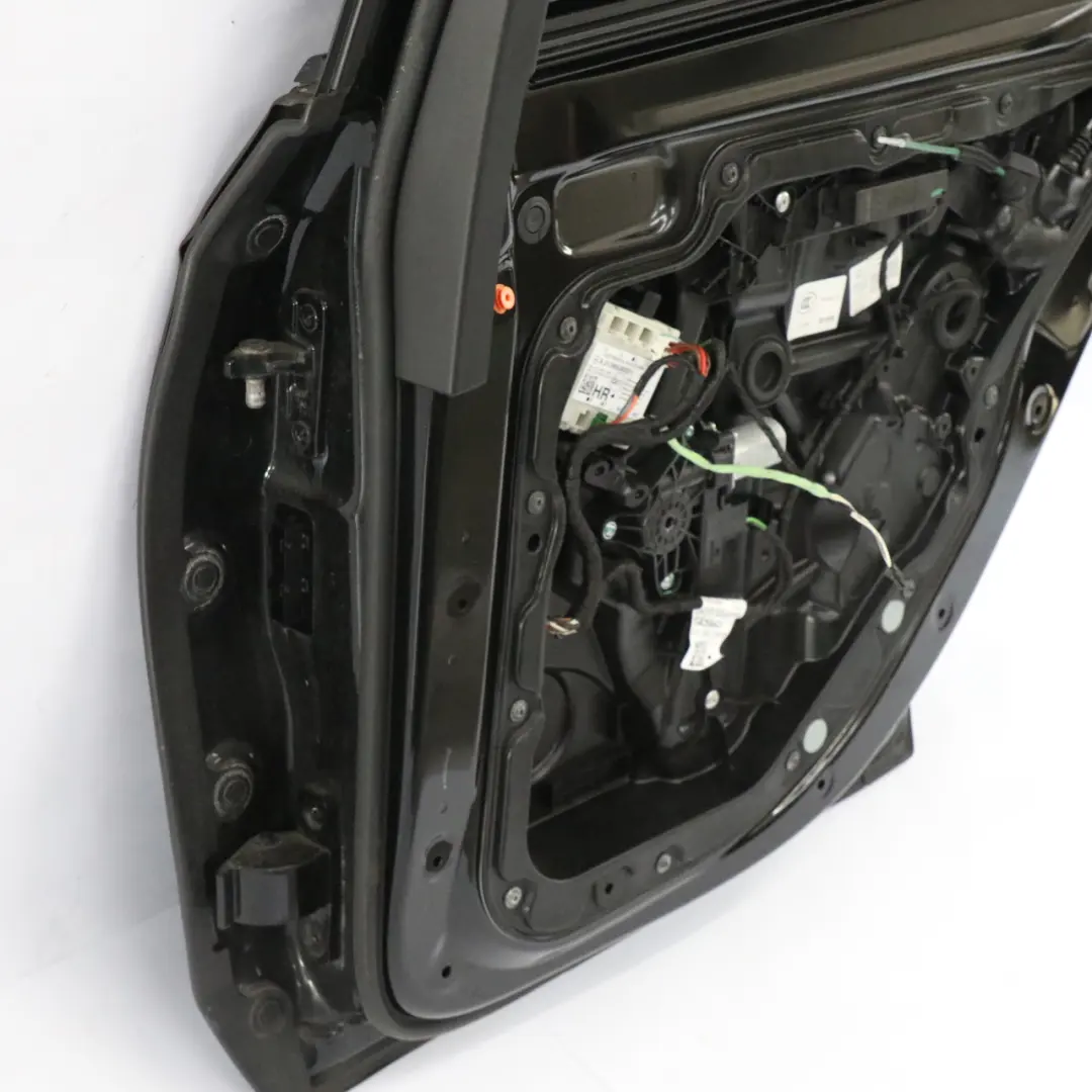 Mercedes W213 Saloon Door Rear Right O/S Obsidian Black Metallic - 197 - SKU A2137300205-OB1 - Part number A2137300205