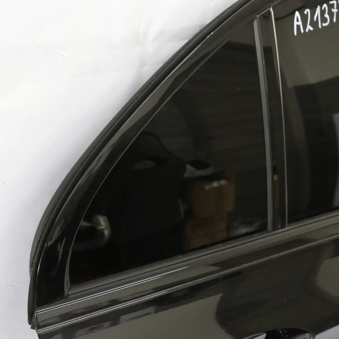 Mercedes W213 Saloon Door Rear Right O/S Obsidian Black Metallic - 197 - SKU A2137300205-OB1 - Part number A2137300205
