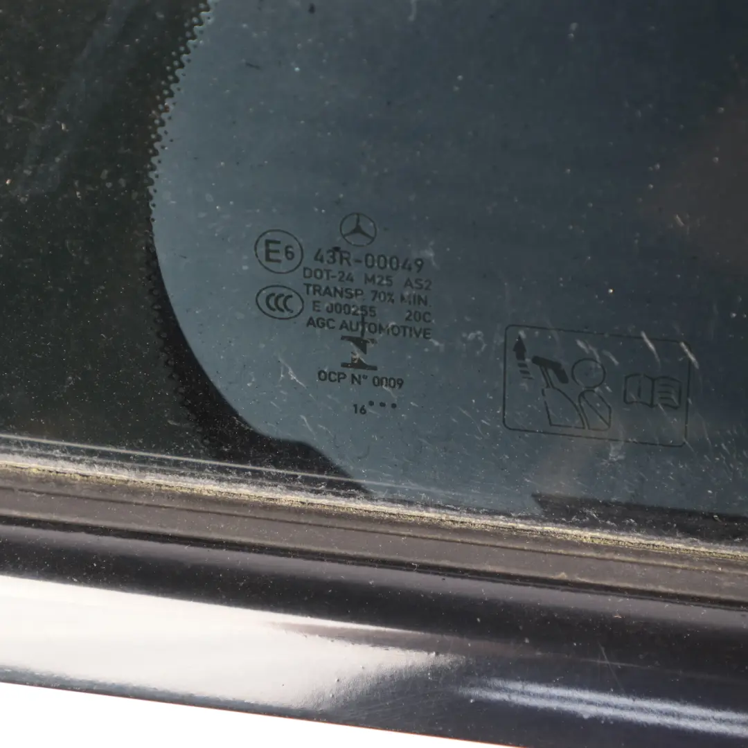 Door Rear Right O/S Selenite Grey Metallic - 992 Foiled to Mercedes W213 with Part number A2137300205 Mercedes W213 Door Rear Right O/S Selenite Grey Metallic - 992 Foiled - SKU A2137300205-SEL-FOIL - Part number A2137300205