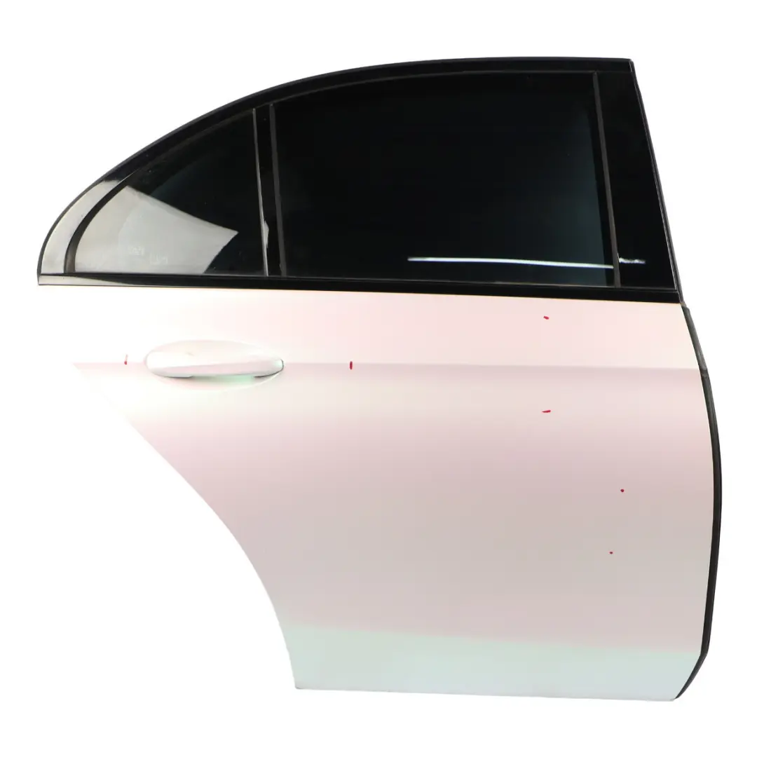 Door Rear Right O/S Selenite Grey Metallic - 992 Foiled to Mercedes W213 with Part number A2137300205 Mercedes W213 Door Rear Right O/S Selenite Grey Metallic - 992 Foiled - SKU A2137300205-SEL-FOIL - Part number A2137300205