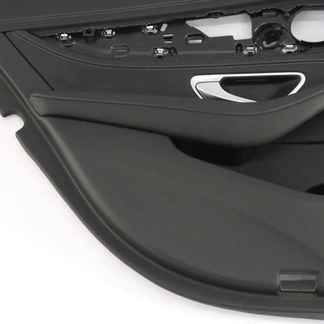  Türkarte Mercedes W213 Hintertür links Schwarz - SKU A2137307705-1 - Teilenummer A2137307705