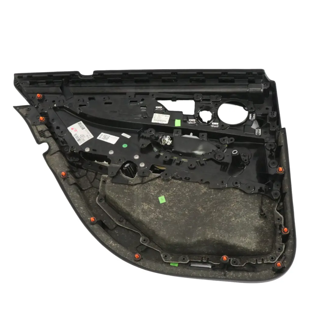 Door Card Cover Rear Right O/S Trim Panel Black Leather to Mercedes W213 with Part number A2137307805 Mercedes W213 Door Card Cover Rear Right O/S Trim Panel Black Leather - SKU A2137307805 - Part number A2137307805