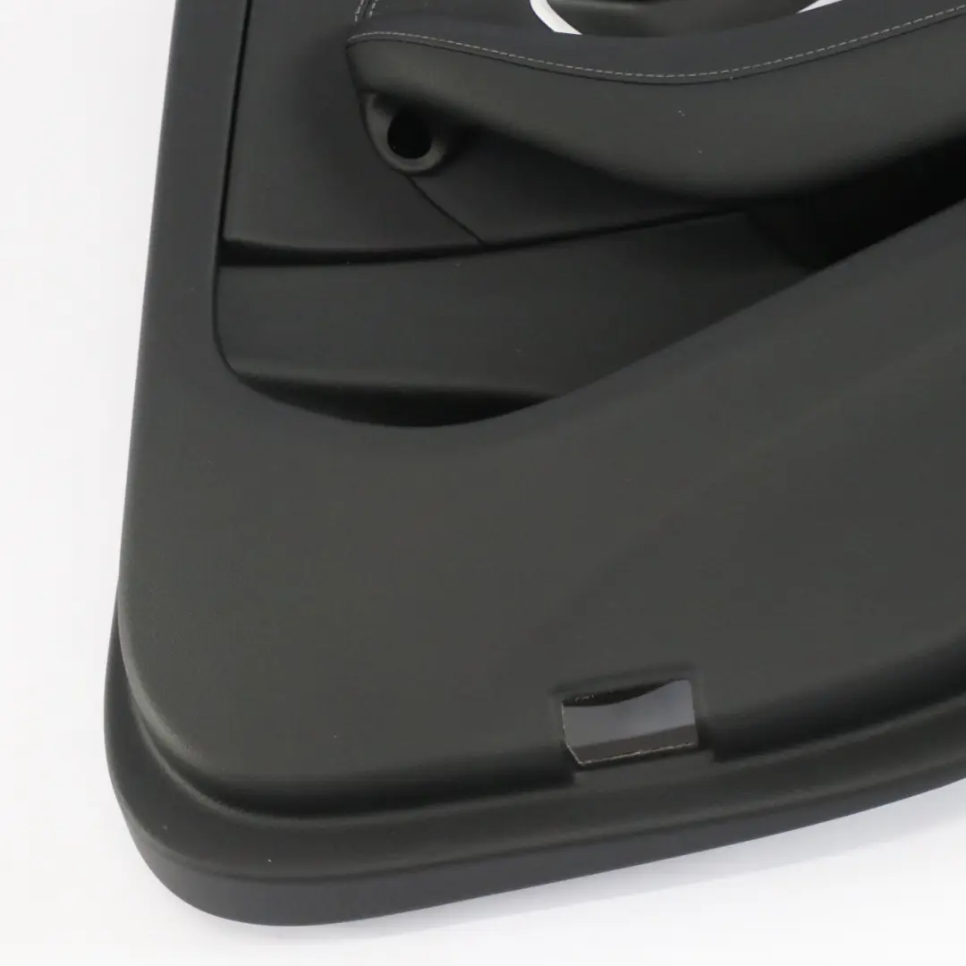 Door Card Cover Rear Right O/S Trim Panel Black Leather to Mercedes W213 with Part number A2137307805 Mercedes W213 Door Card Cover Rear Right O/S Trim Panel Black Leather - SKU A2137307805 - Part number A2137307805