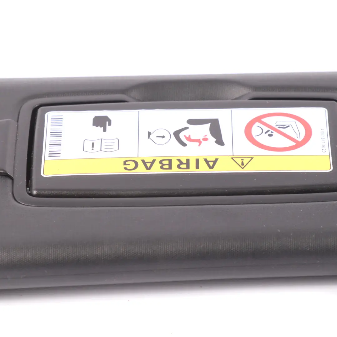 Aletta parasole Mercedes W213 Rivestimento sinistro anteriore nero per con numero di parte A2138106101 Aletta parasole Mercedes W213 Rivestimento sinistro anteriore nero - SKU A2138106101-1 - Numero di parte A2138106101