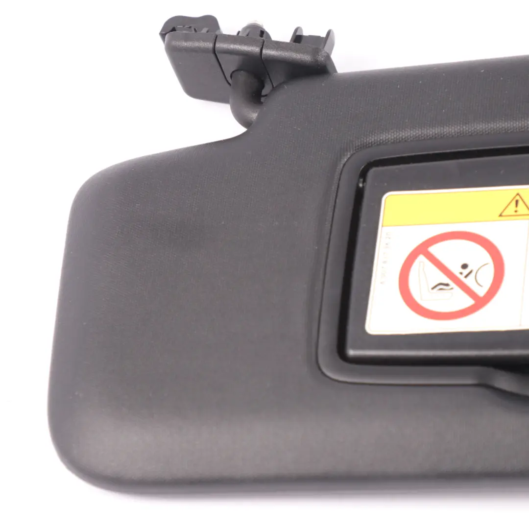 Sun Visor Mercedes W213 Cover Trim Left N/S Front Black - SKU A2138106101-1 - Part number A2138106101