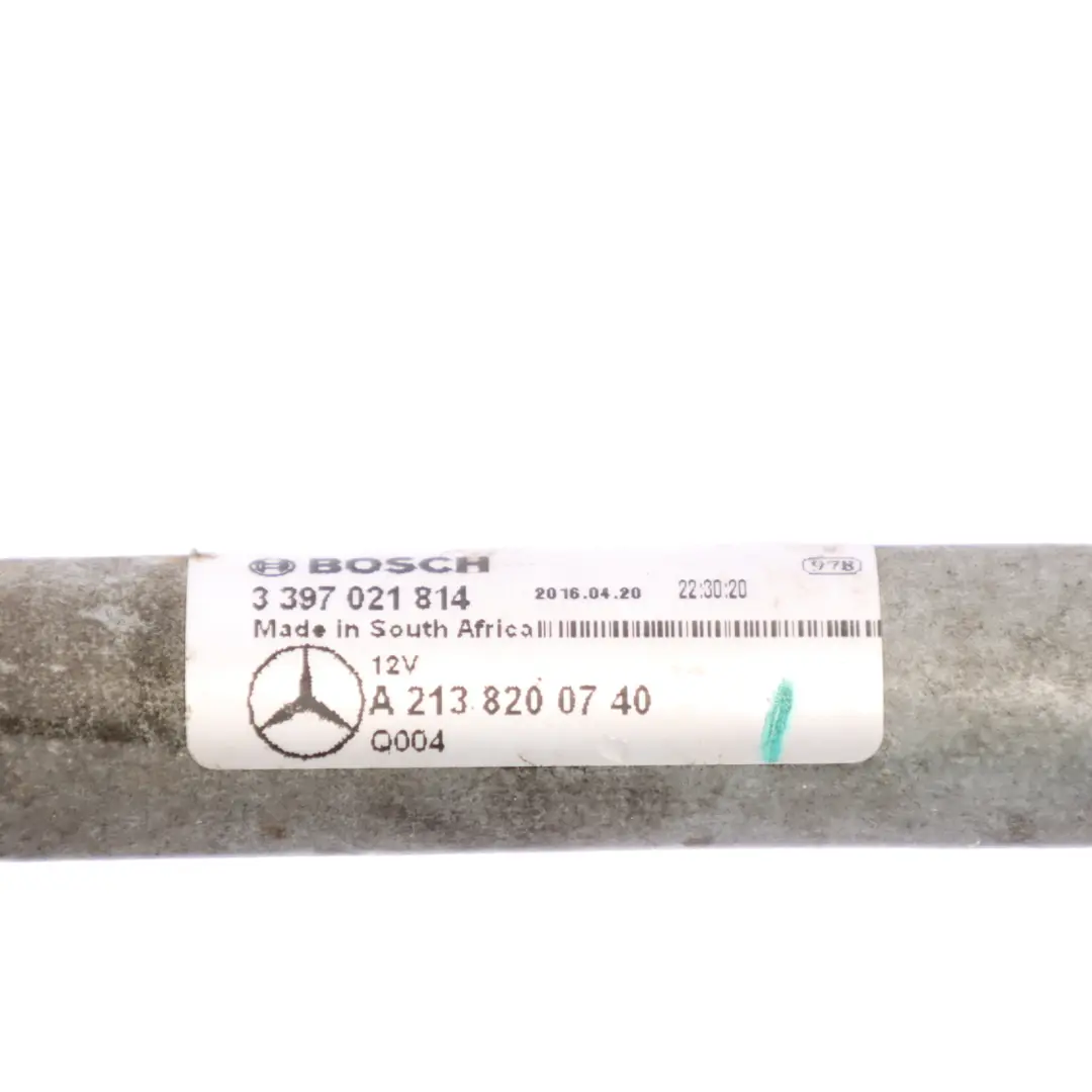 Mercedes W213 Wiper Motor Windscreen Linkage Wiper System - SKU A2138200740 - Part number A2138200740