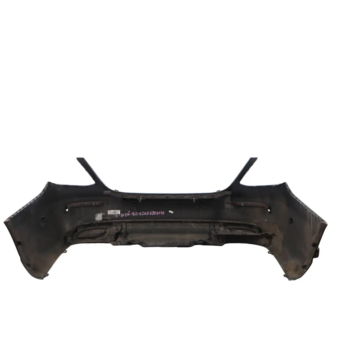 Bumper Trim Panel Covering Obsidian Black Metallic - 197 to Mercedes W213 Rear with Part number A2138850425 Mercedes W213 Rear Bumper Trim Panel Covering Obsidian Black Metallic - 197 - SKU A2138850425-OB - Part number A2138850425