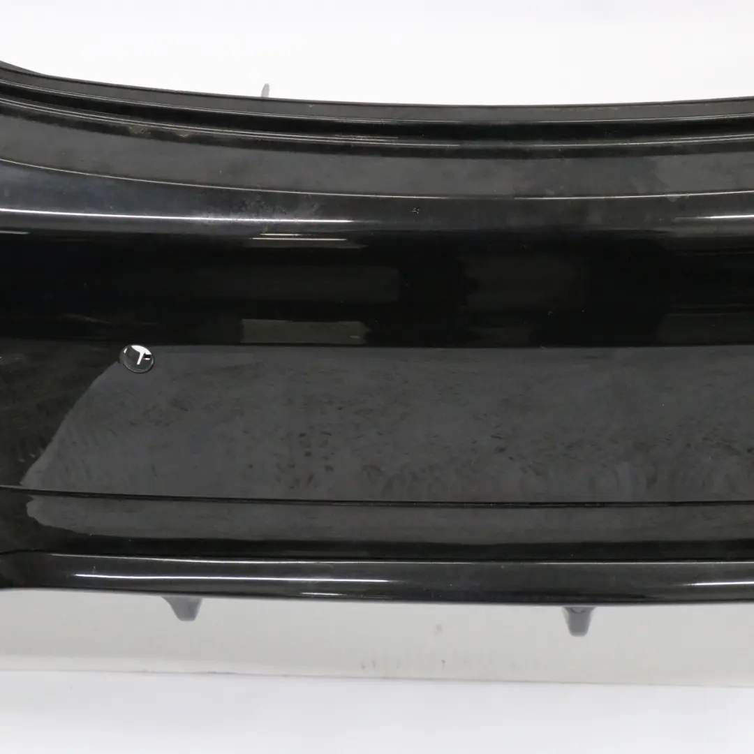 Mercedes W213 Rear Bumper AMG Trim Panel Covering Obsidian Black - 197 - SKU A2138850801-OB - Part number A2138850801