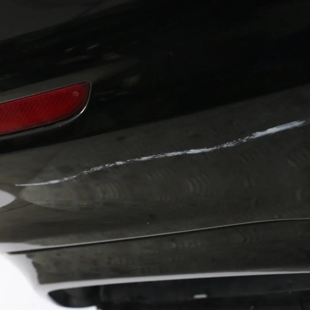 Mercedes W213 Rear Bumper AMG Trim Panel Covering Obsidian Black - 197 - SKU A2138850801-OB - Part number A2138850801