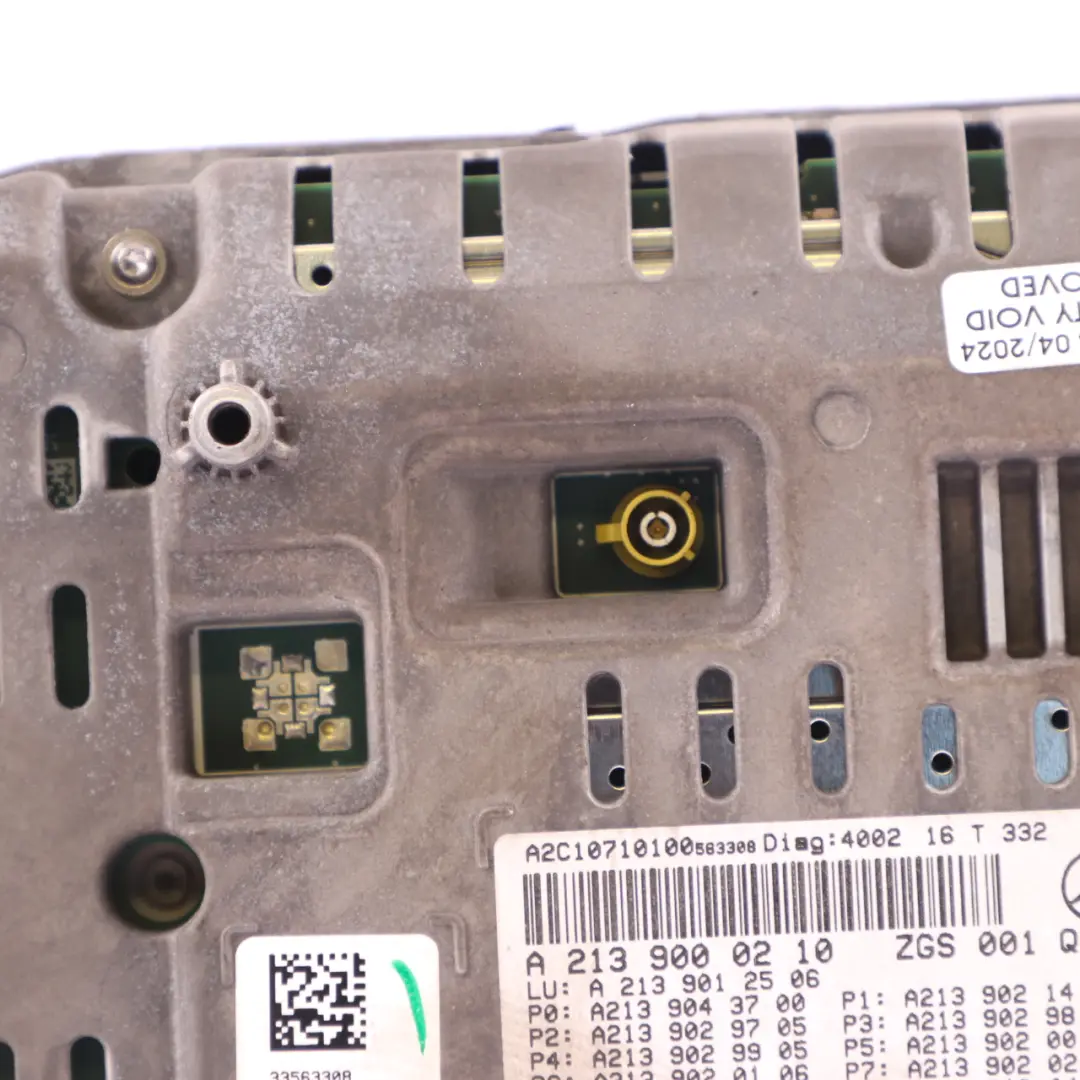 Mercedes W213 Instrument Cluster Speedometer Display - SKU RHD-A2139000210 - Part number A2139000210