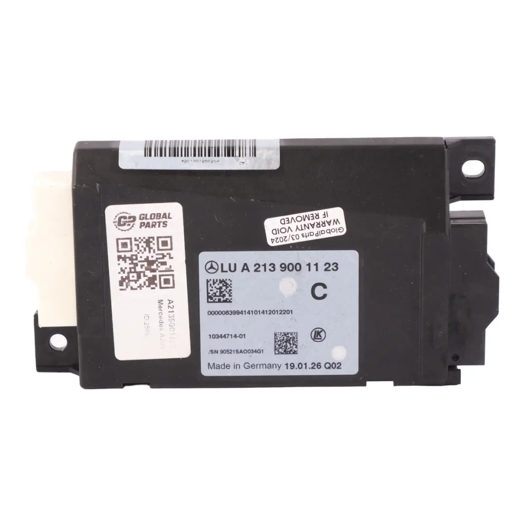 Interruttore accensione Mercedes W205 W213 Modulo Unità controllo per con numero di parte A2139001123 Interruttore accensione Mercedes W205 W213 Modulo Unità controllo - SKU A2139001123 - Numero di parte A2139001123