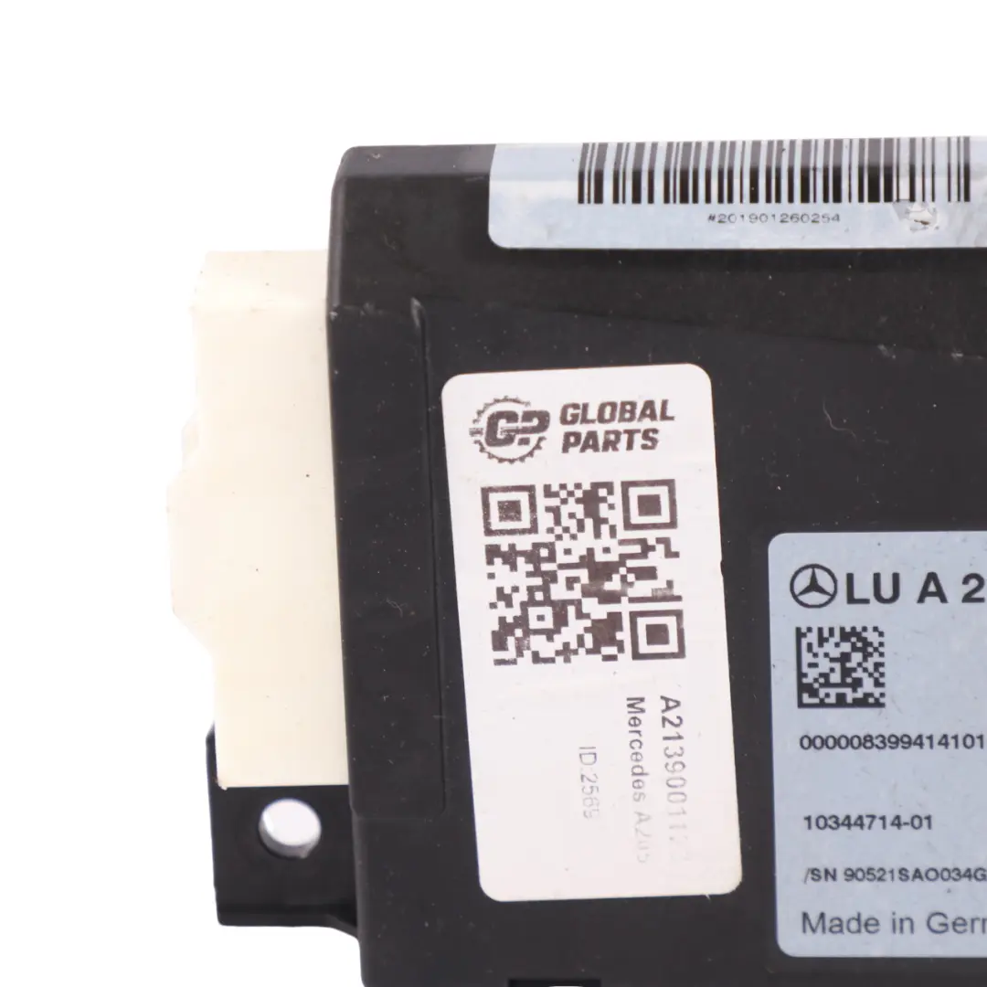  Commutateur d'allumage Mercedes W205 W213 C253 Unité contrôle module - SKU A2139001123 - Numéro de pièce A2139001123