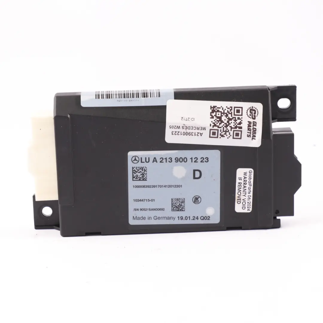 Mercedes W205 Ignition Control Unit - SKU A2139001223 - Part number A2139001223