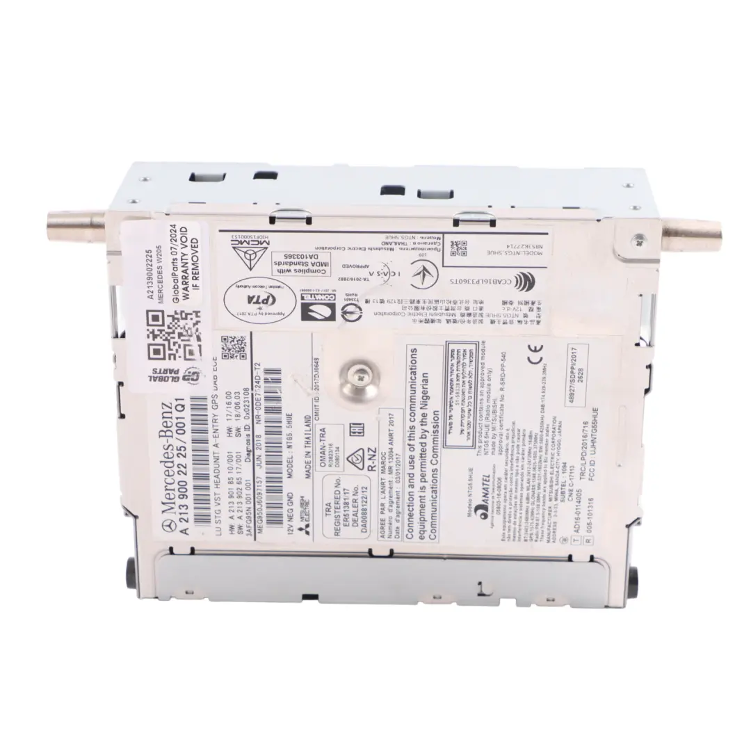 Multimedia Infoentretenimiento Navegación Cabeza radio para Mercedes W205 con número de pieza A2139002225 Mercedes W205 Multimedia Infoentretenimiento Navegación Cabeza radio - SKU A2139002225 - Número de pieza A2139002225