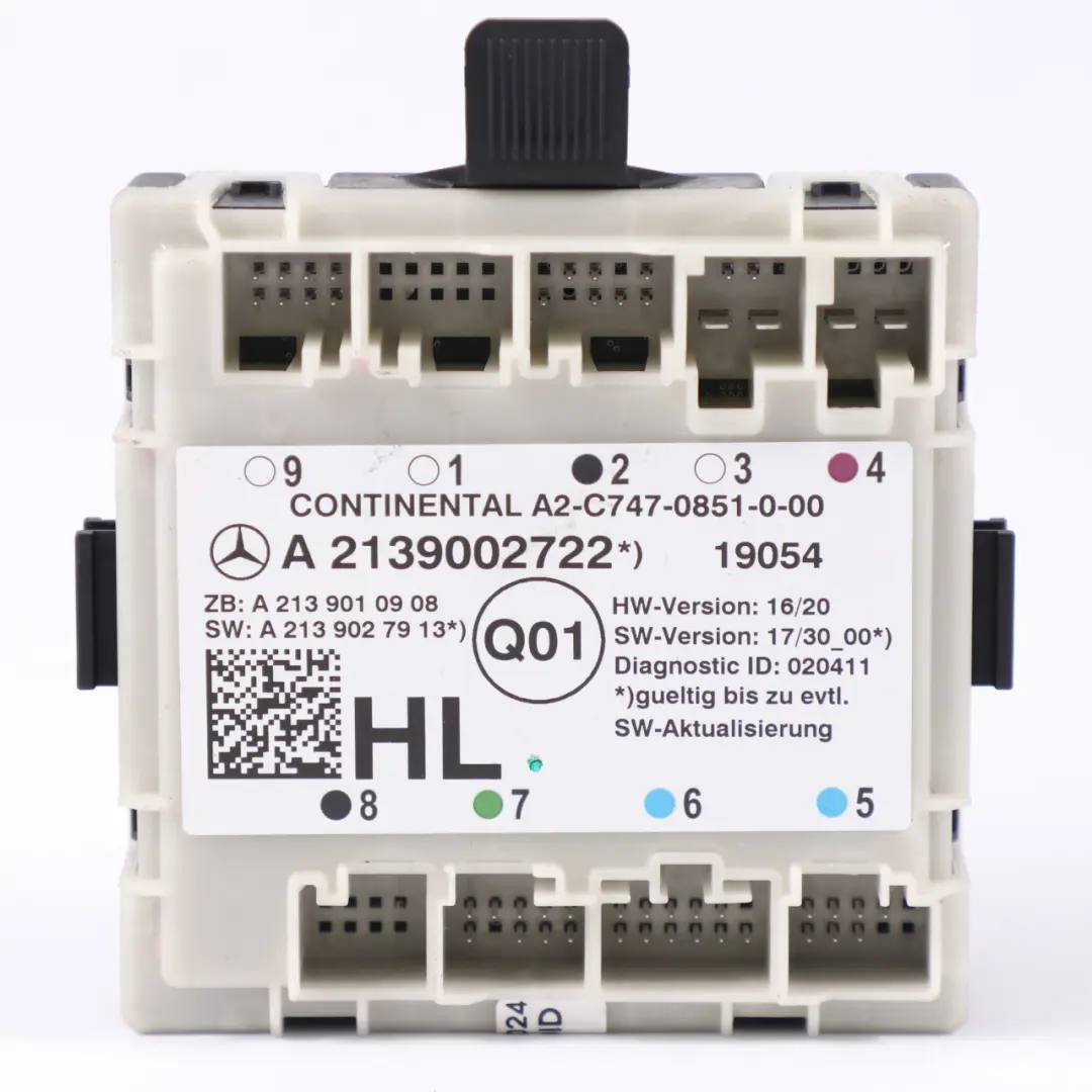 Door Module Mercedes W205 W213 X253 Rear Left Door Control Unit  - SKU A2139002722 - Part number A2139002722
