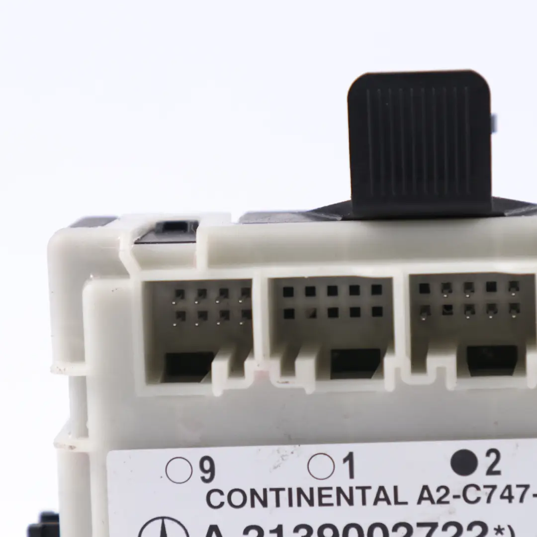 Door Module Mercedes W205 W213 X253 Rear Left Door Control Unit to with Part number A2139002722 Door Module Mercedes W205 W213 X253 Rear Left Door Control Unit - SKU A2139002722 - Part number A2139002722