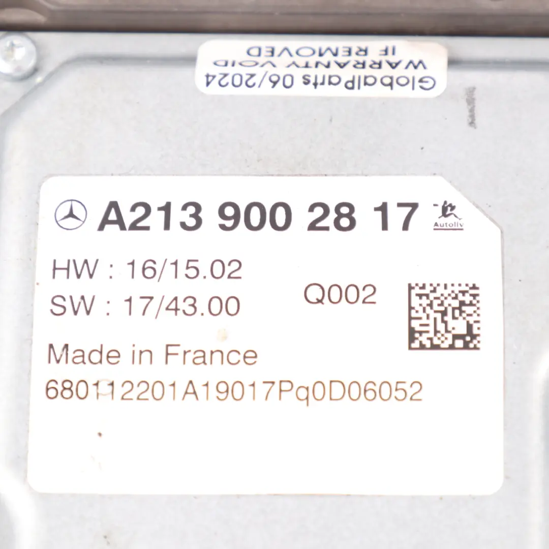 Module l'unité contrôle avant capteur radar pour Mercedes W177 W205 C257 à propos du numéro de pièce A2139002817 Mercedes W177 W205 C257 Module l'unité contrôle avant capteur radar - SKU A2139002817 - Numéro de pièce A2139002817