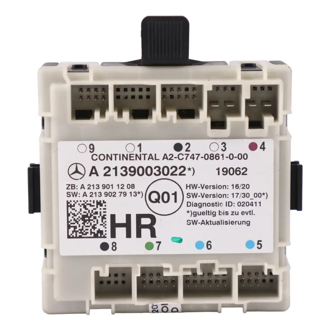 Door Module Mercedes W205 W213 X253 Rear Right Door Control Unit to with Part number A2139003022 Door Module Mercedes W205 W213 X253 Rear Right Door Control Unit - SKU A2139003022 - Part number A2139003022