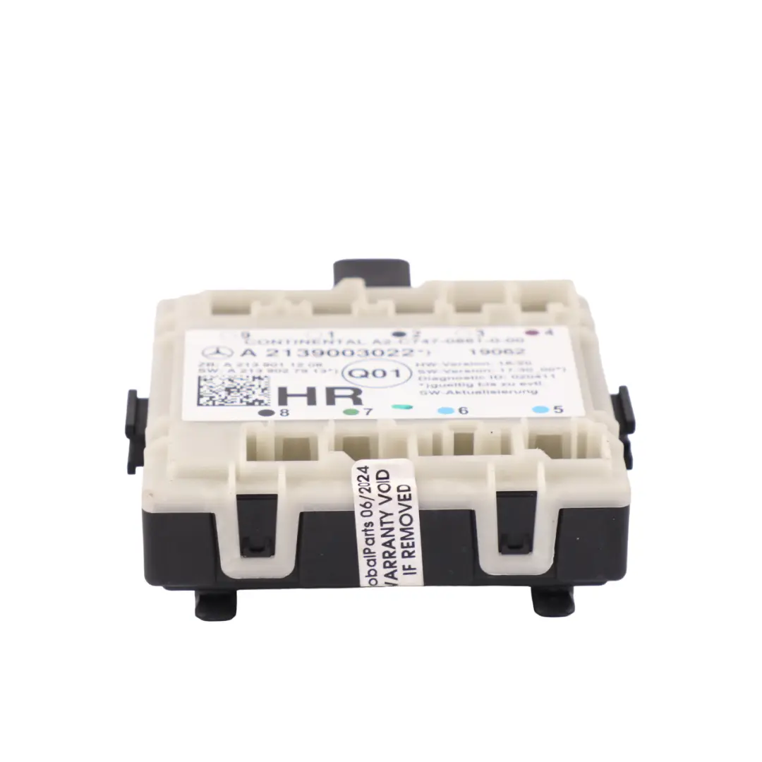  Türmodul Mercedes W205 W213 X253 Türsteuergerät Hinten Rechts - SKU A2139003022 - Teilenummer A2139003022