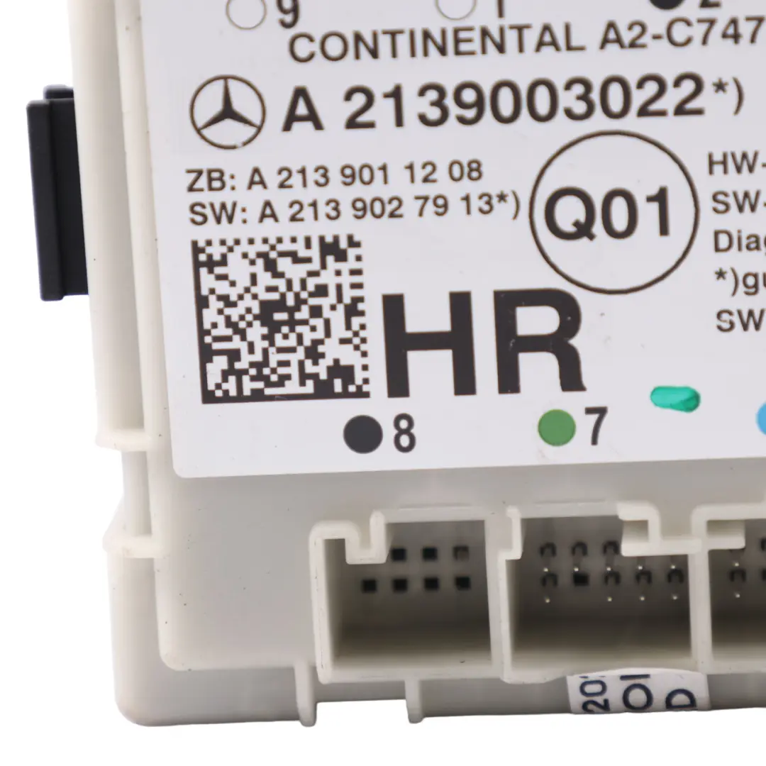  Door Module Mercedes W205 W213 X253 Rear Right Door Control Unit - SKU A2139003022 - Part number A2139003022