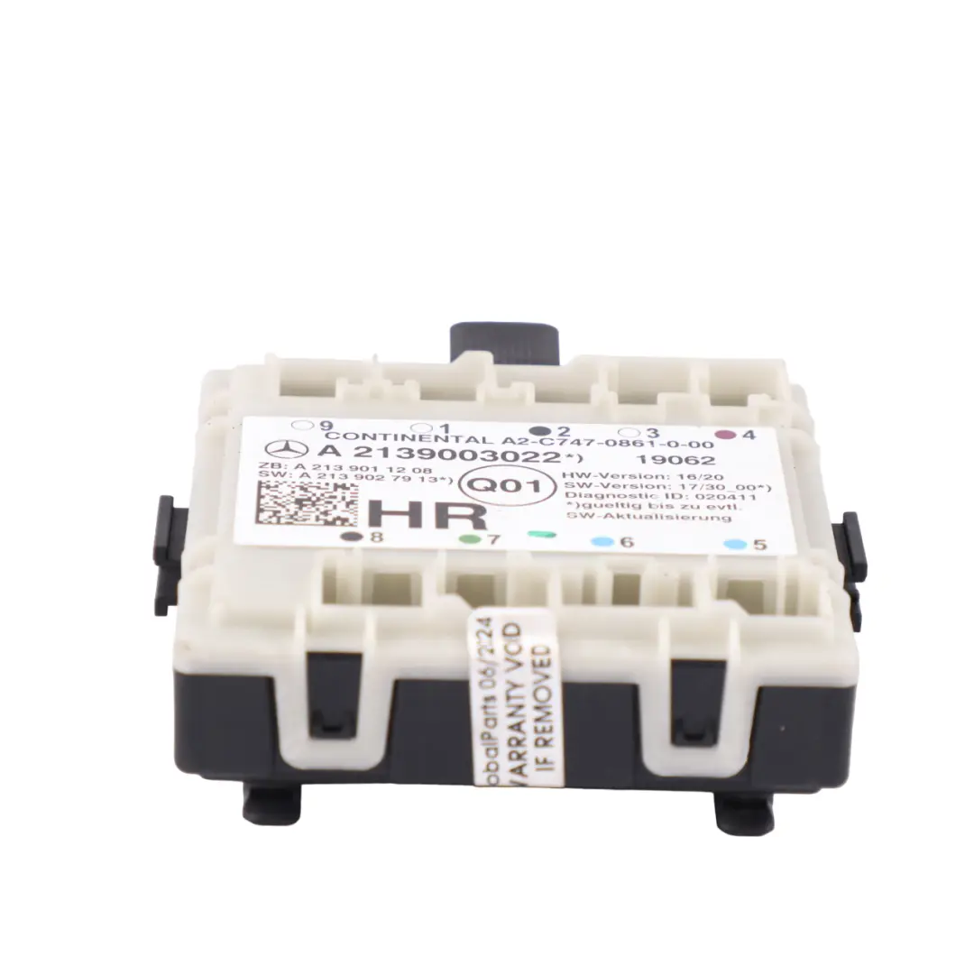  Türmodul Mercedes W205 W213 X253 Türsteuergerät Hinten Rechts - SKU A2139003022 - Teilenummer A2139003022