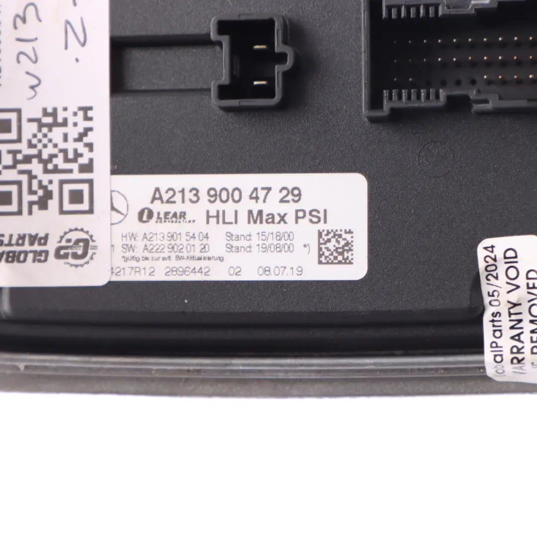 Headlight Module Mercedes W213 LED Ballast Control Unit Left N/S to with Part number A2139004729 Headlight Module Mercedes W213 LED Ballast Control Unit Left N/S - SKU A2139004729 - Part number A2139004729