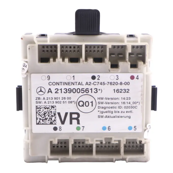 Módulo Puerta Delantera Derecha Unidad De Control para Mercedes W213 con número de pieza A2139005613 Mercedes W213 Módulo Puerta Delantera Derecha Unidad De Control - SKU A2139005613 - Número de pieza A2139005613