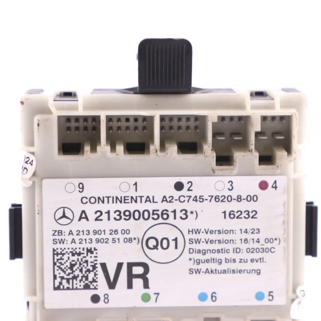 Mercedes W213 Front Door Module Right O/S Control Unit - SKU A2139005613 - Part number A2139005613