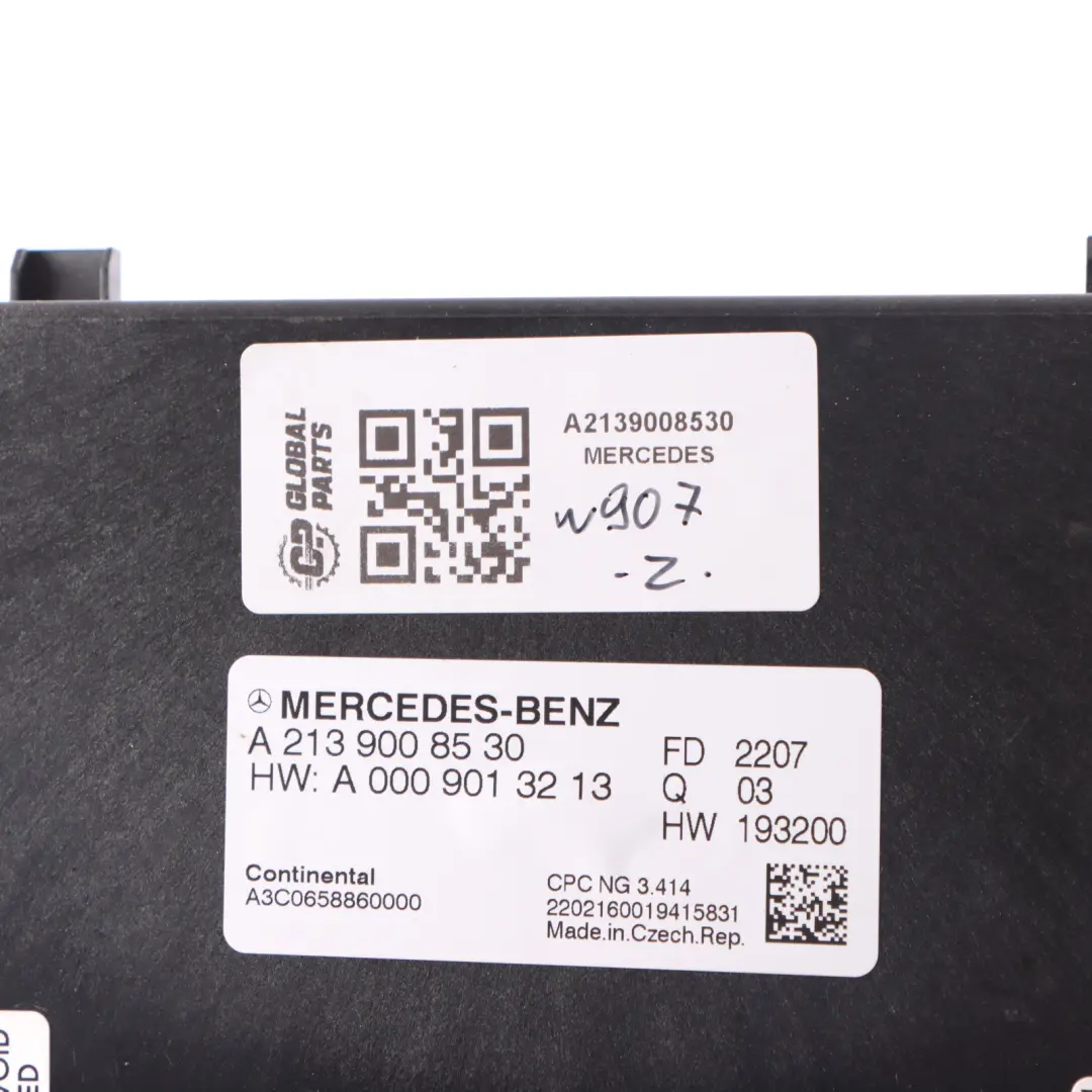 Mercedes W213 W447 Transmission Gearbox Control Unit Module ECU - SKU A2139008530 - Part number A2139008530