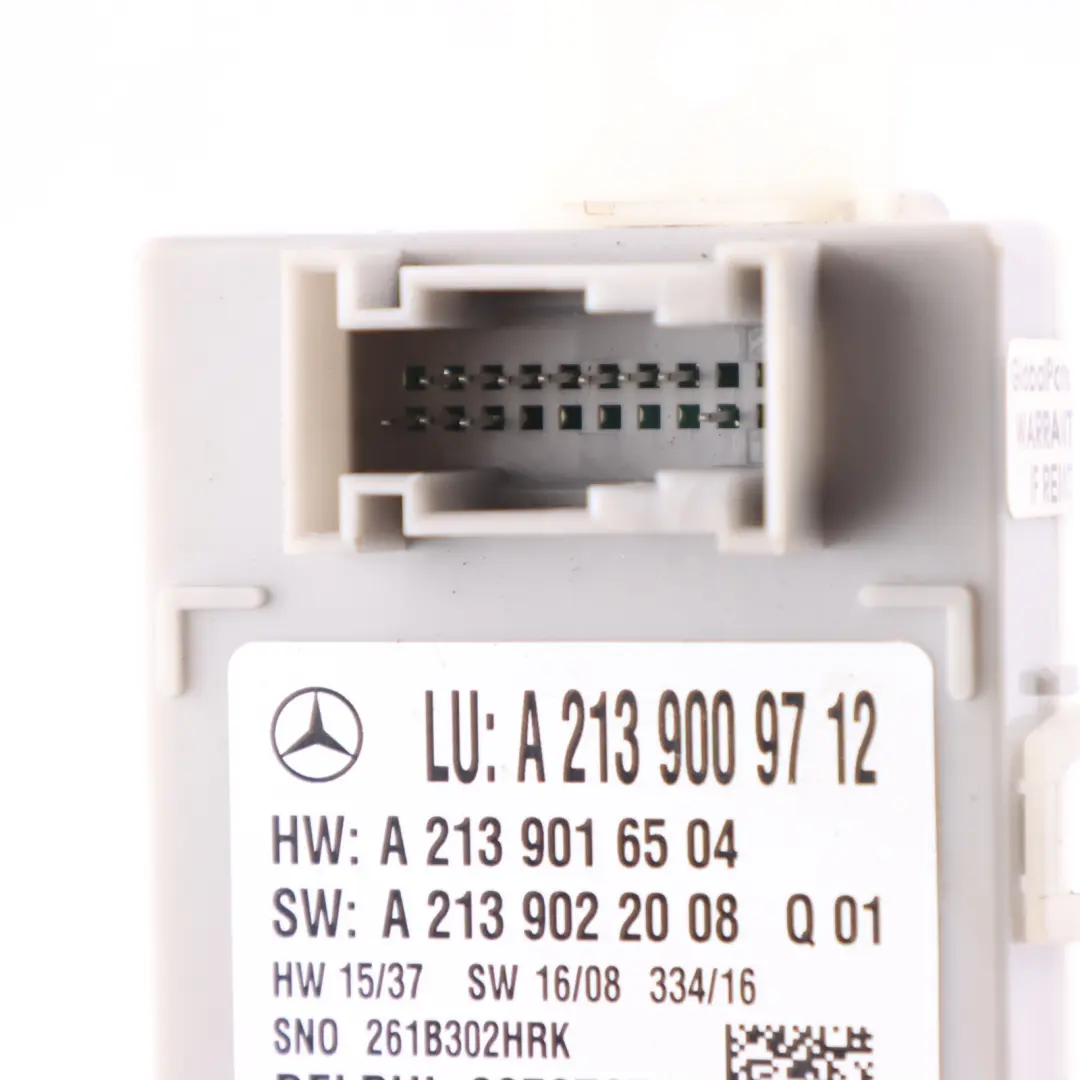 Ambient Light Mercedes W213 C238 Control Unit Module ECU to with Part number A2139009712 Ambient Light Mercedes W213 C238 Control Unit Module ECU - SKU A2139009712 - Part number A2139009712