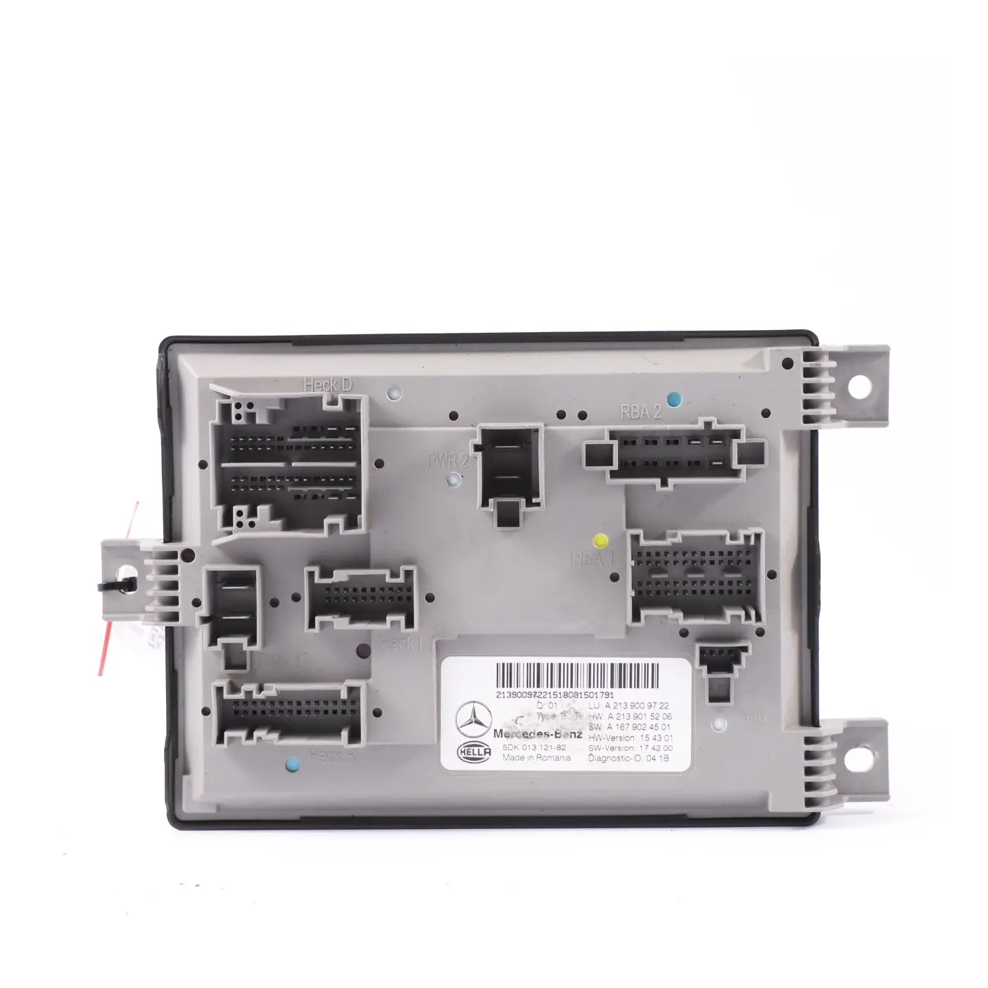 Mercedes W213 SAM Body ECU Control Module Unit A2139009722
