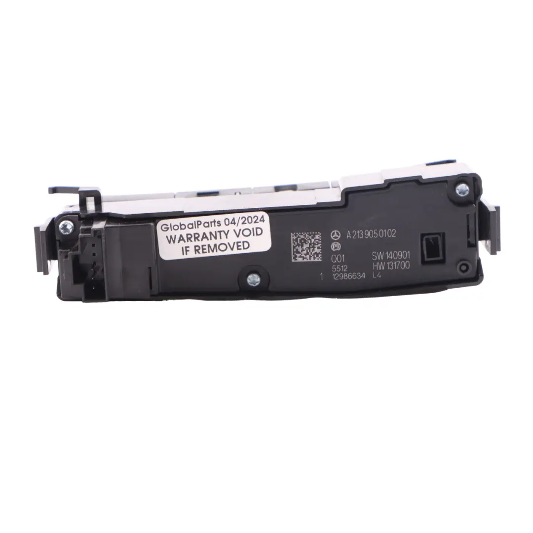 Mercedes W205 Start Stop Volume Schalter Mittelkonsole unten links - SKU A2139050102 - Teilenummer A2139050102