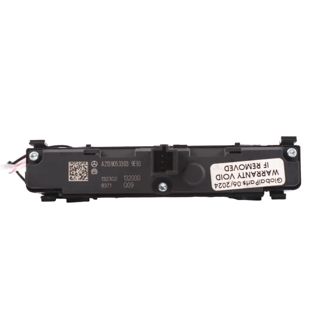 Mercedes W213 Dashboard Switch Panel - SKU A2139053303 - Part number A2139053303