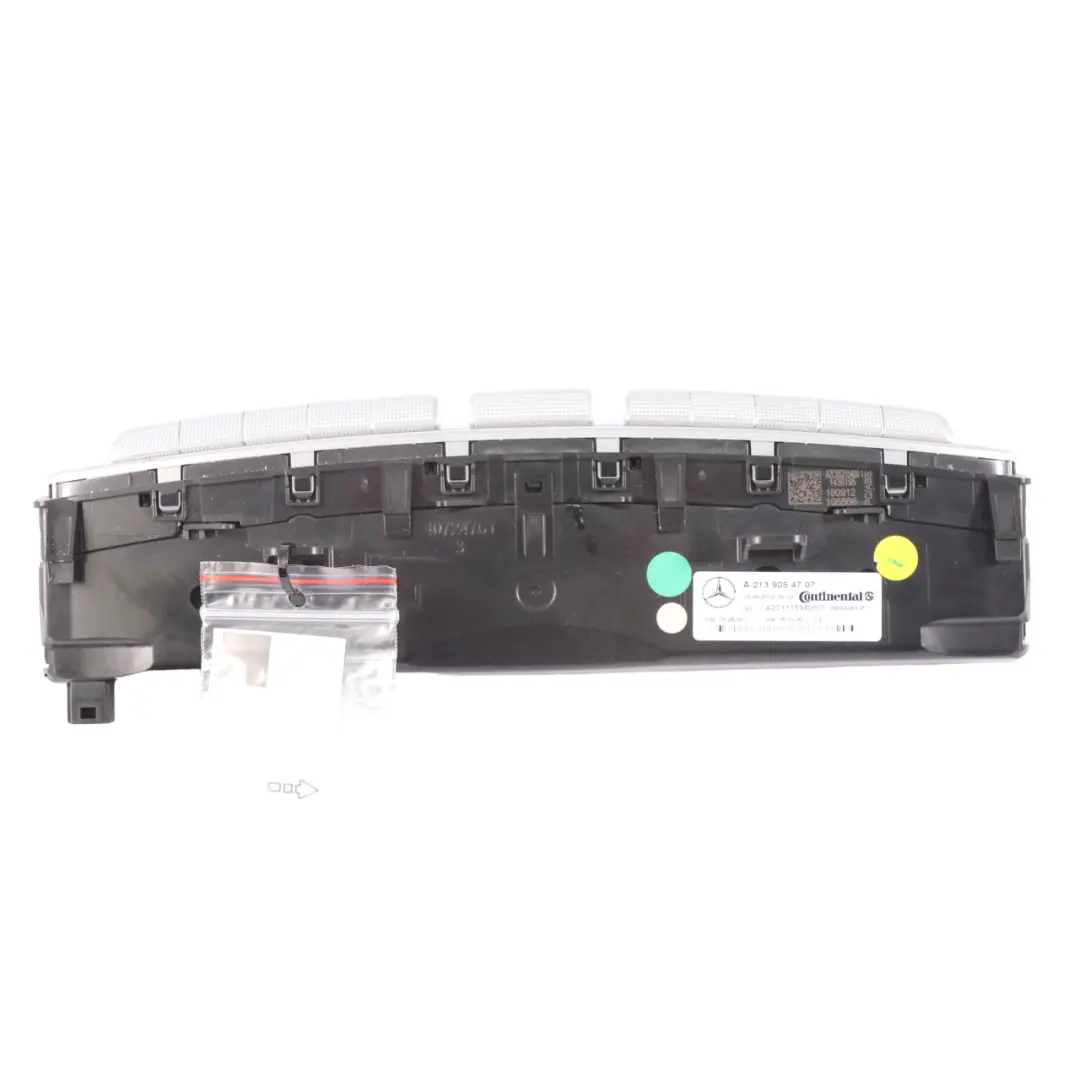 Panel Aire Acondicionado Mercedes W213 C238 Interruptor Control para con número de pieza A2139054707 Panel Aire Acondicionado Mercedes W213 C238 Interruptor Control - SKU A2139054707 - Número de pieza A2139054707