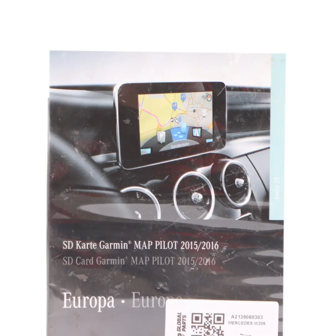 Navigation 2015/2016 Update SD Card Road Map Europe to Mercedes W205 with Part number A2139060303 Mercedes W205 Navigation 2015/2016 Update SD Card Road Map Europe - SKU A2139060303 - Part number A2139060303