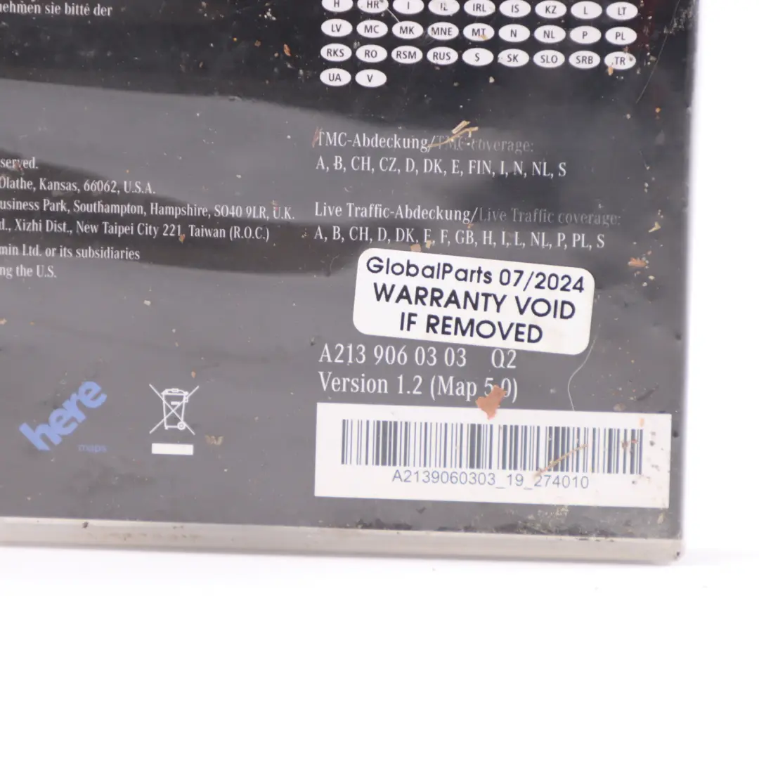 Navigation 2015/2016 Update SD Card Road Map Europe to Mercedes W205 with Part number A2139060303 Mercedes W205 Navigation 2015/2016 Update SD Card Road Map Europe - SKU A2139060303 - Part number A2139060303