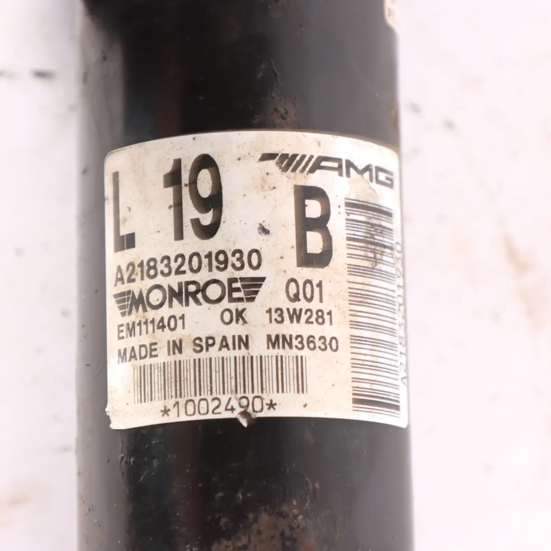 W218 AMG Spring Strut Rear Left N/S Shock Absorber to Mercedes W212 with Part number A2183201930 Mercedes W212 W218 AMG Spring Strut Rear Left N/S Shock Absorber - SKU A2183201930-1 - Part number A2183201930