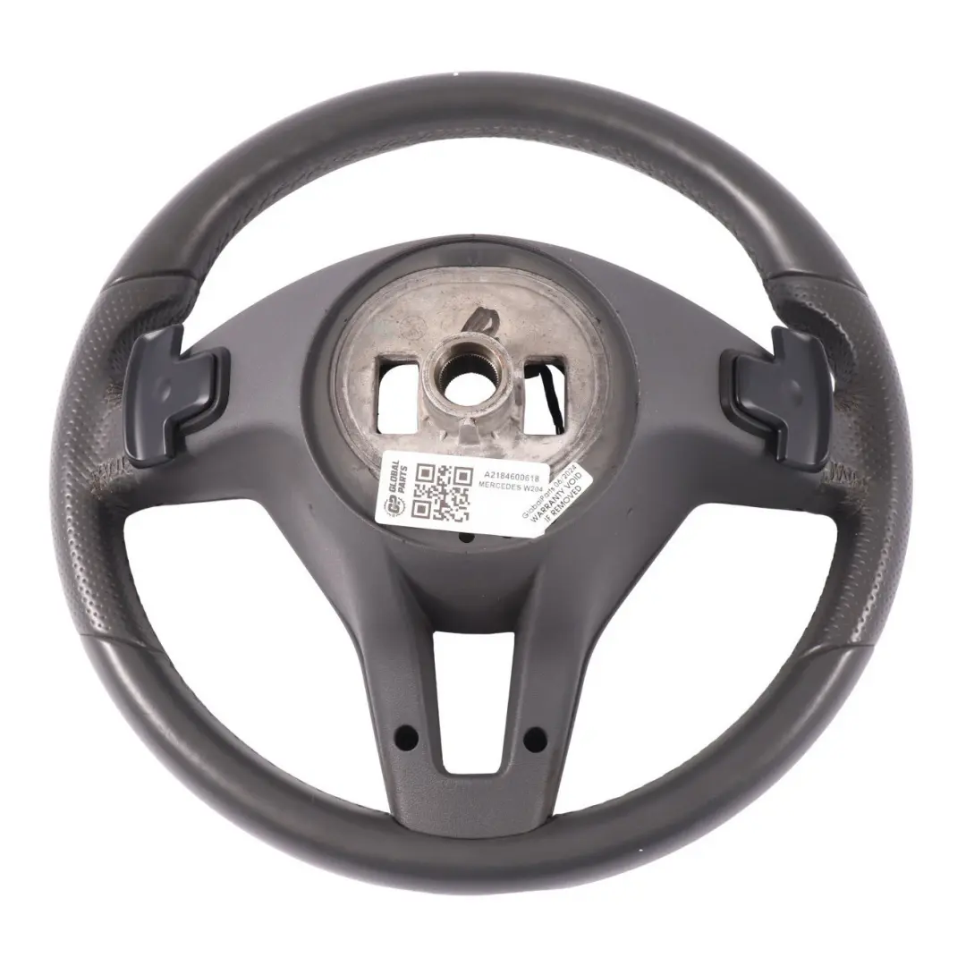  Volant Mercedes W204 W212 Cuir Noir Multifonction Palettes Changement Vitesse - SKU A2184600618 - Numéro de pièce A2184600618