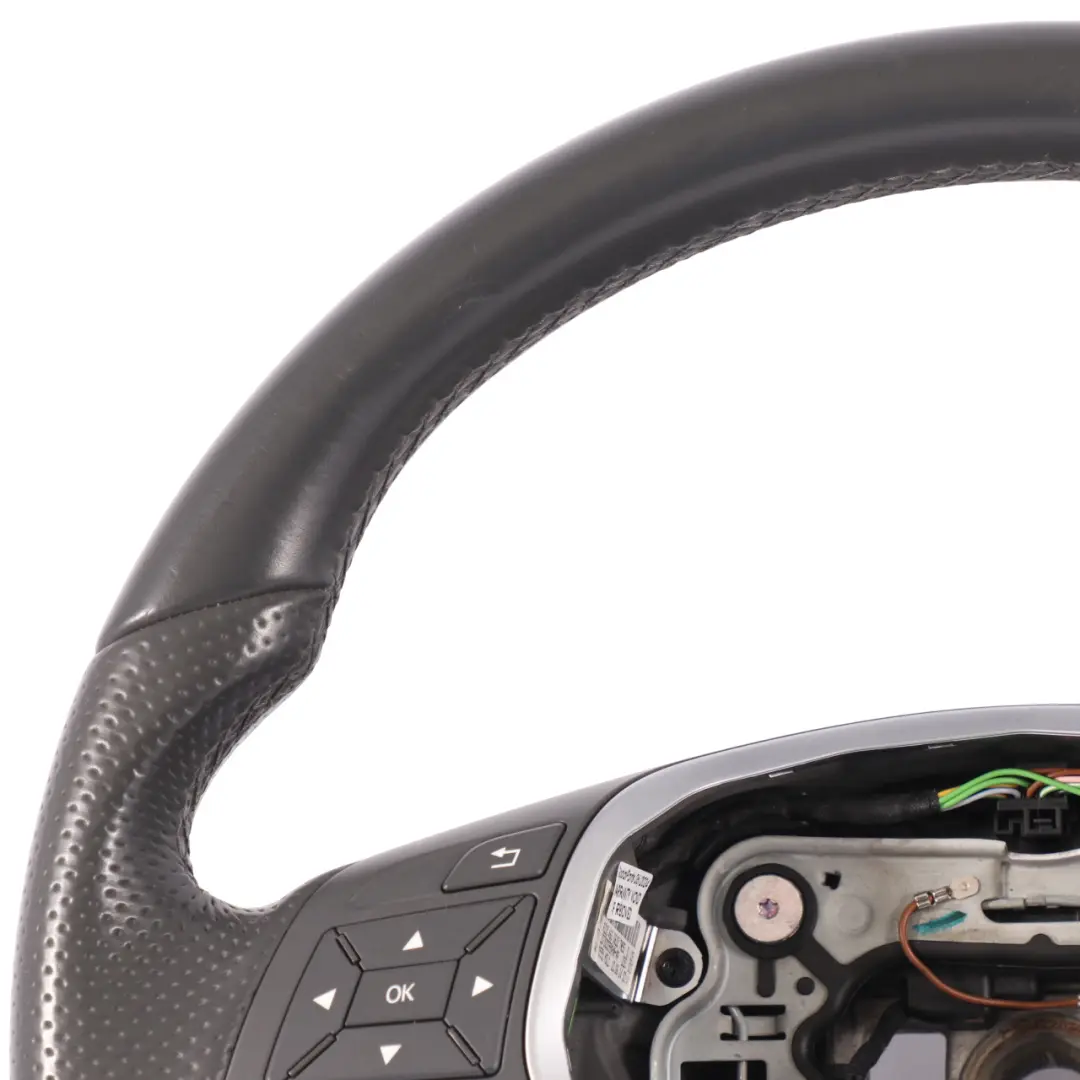 Steering Wheel Mercedes W204 C207 W212 Black Leather Multifunction Paddle Shift to with Part number A2184600618 Steering Wheel Mercedes W204 C207 W212 Black Leather Multifunction Paddle Shift - SKU A2184600618 - Part number A2184600618