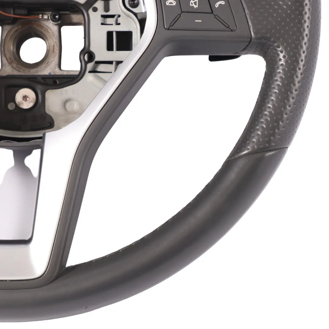  Volant Mercedes W204 W212 Cuir Noir Multifonction Palettes Changement Vitesse - SKU A2184600618 - Numéro de pièce A2184600618