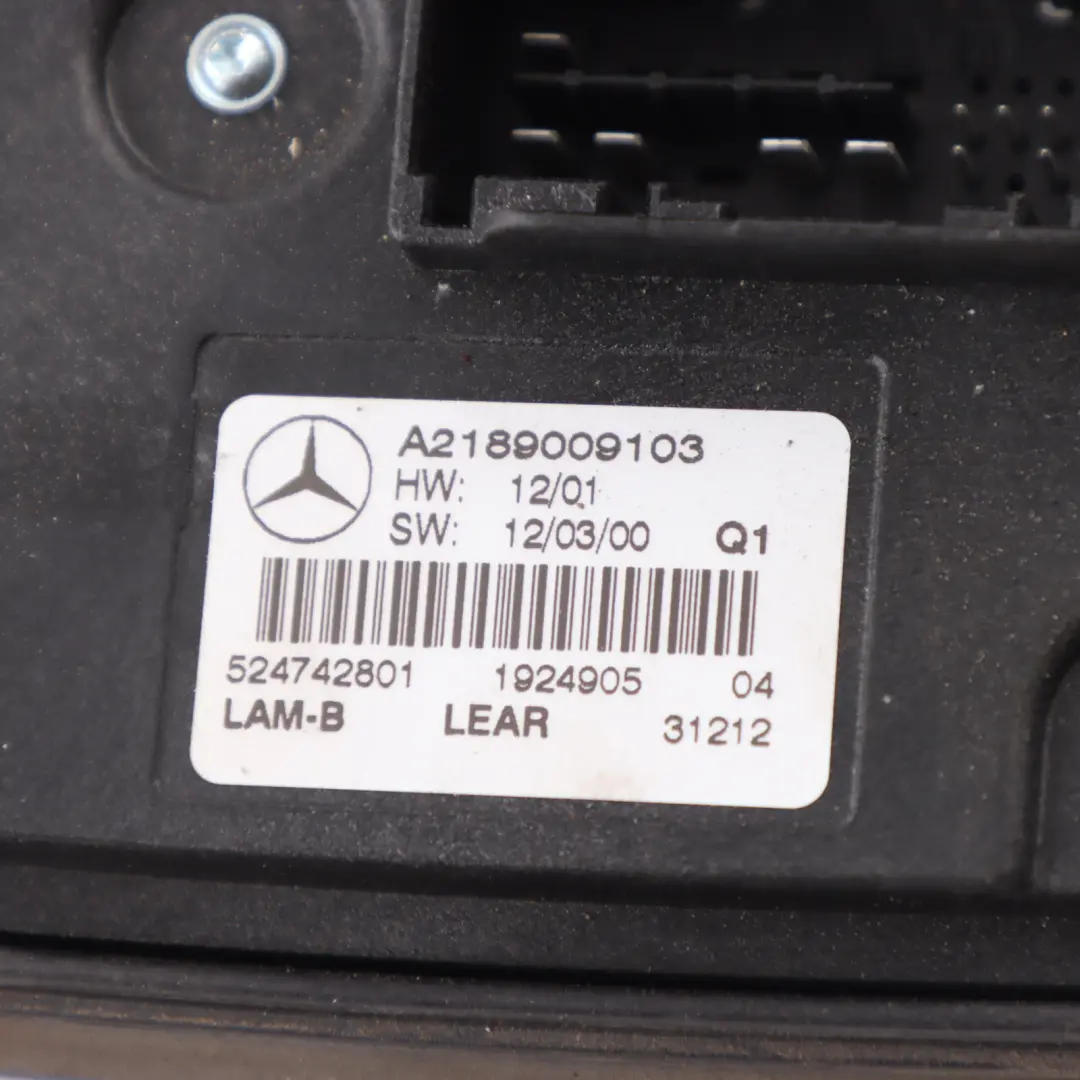 Módulo delantero Mercedes W204 C218 W246 Unidad control delantero para con número de pieza A2189009103 Módulo delantero Mercedes W204 C218 W246 Unidad control delantero - SKU A2189009103-1 - Número de pieza A2189009103